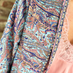 Josephine kimono long blue pink