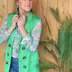 Lilly gilet green