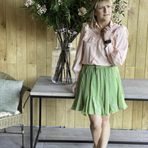 Billie skirt green rose
