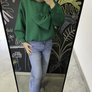 Bow sweater green